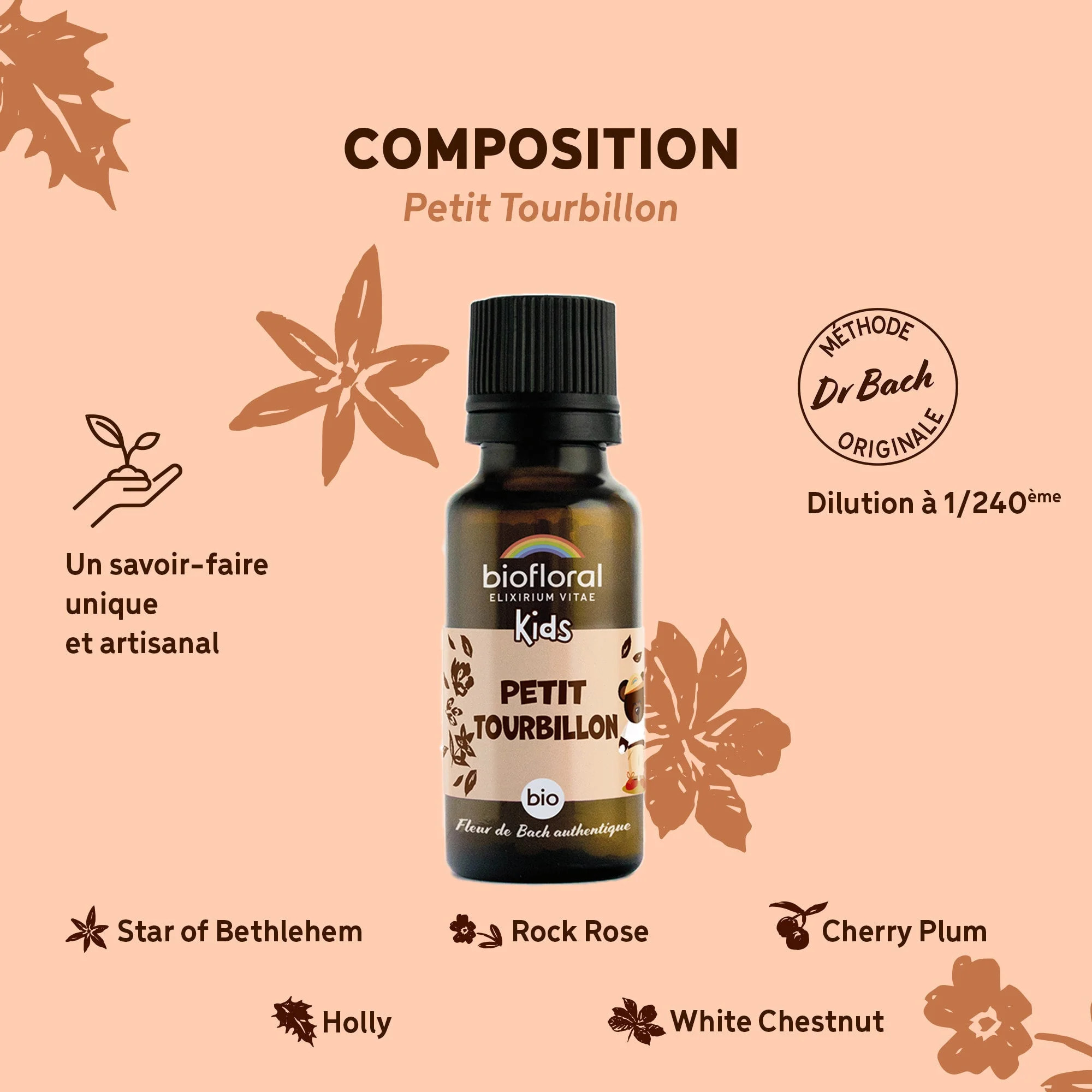 Biofloral - Petit Tourbillon granules - Bio - 19,5 gr