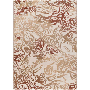 ASTRA Alfombra abstracta de pelo corto caldera, varias medidas disponibles.