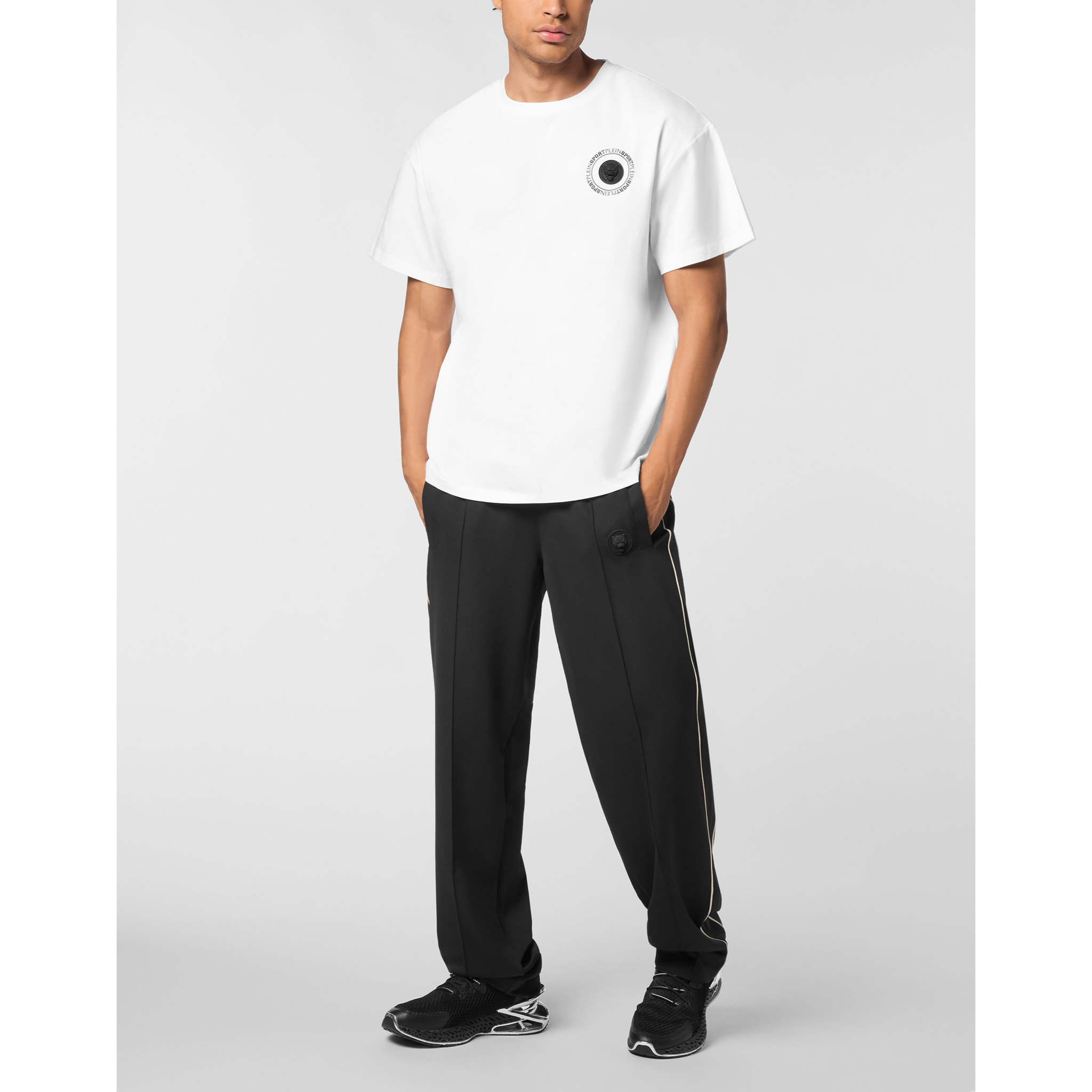 PLEIN SPORT T-shirt girocollo a maniche corte LOGO