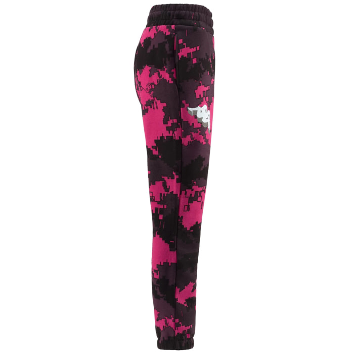 Kappa - Pantaloni Donna Nero - AUTHENTIC GRAPHIK GINAS