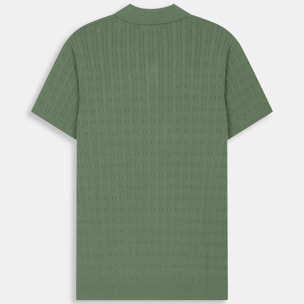 POLO CABLE KNIT