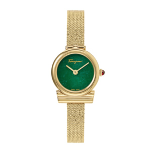 Ferragamo Orologio Analogico Al Quarzo Gancini Stone