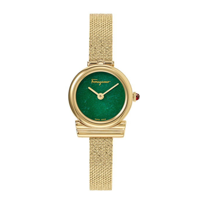 Ferragamo Orologio Analogico Al Quarzo Gancini Stone