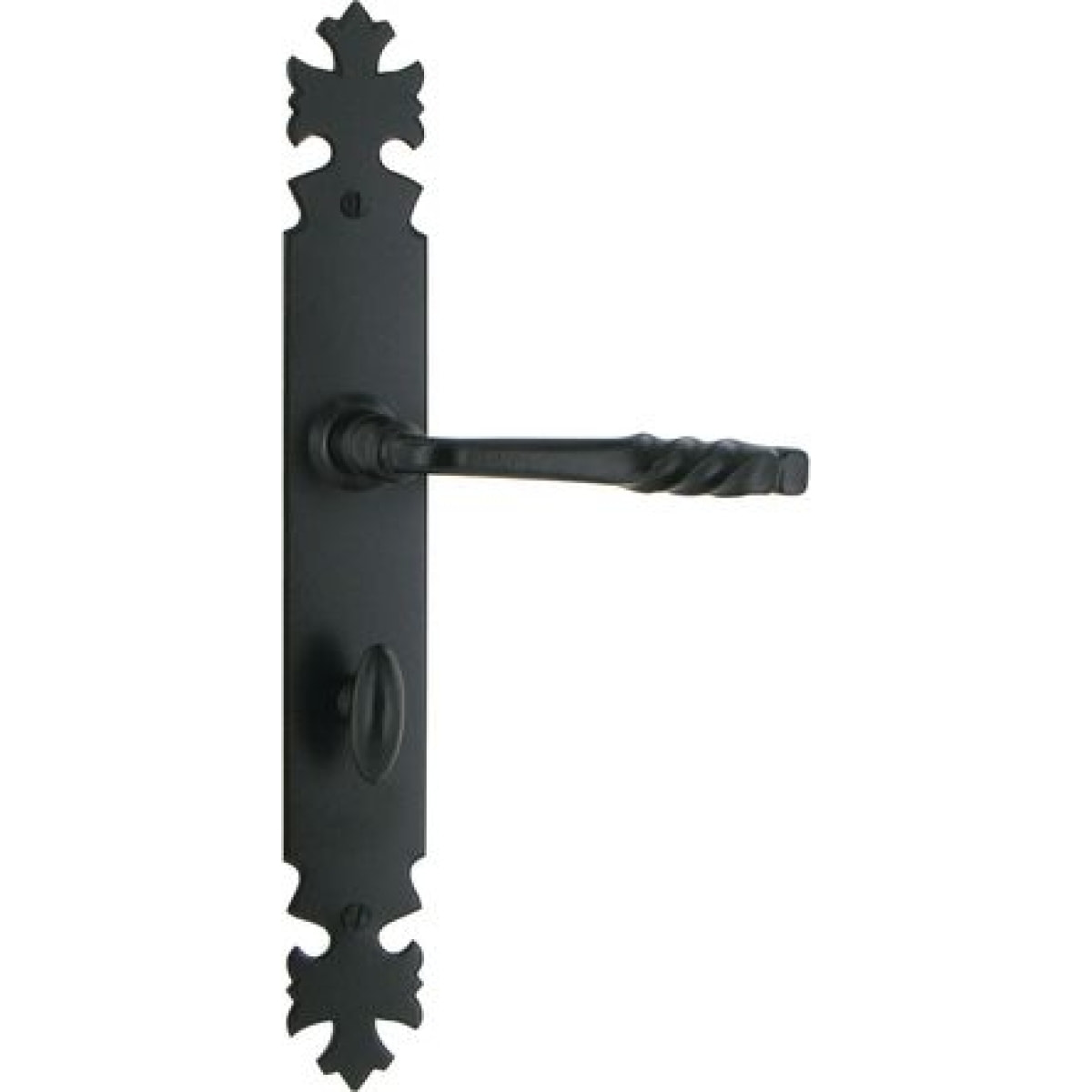 Ensemble Loire BRIONNE noir condamnation - Porte 40 Entraxe 195 Axe 70 - 6911243NR