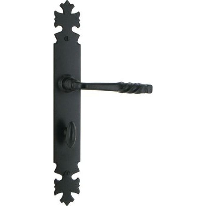 Ensemble Loire BRIONNE noir condamnation - Porte 40 Entraxe 195 Axe 70 - 6911243NR
