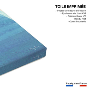 Tableau monde paradise beach  Toile imprimée