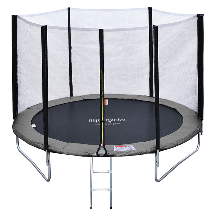 Trampoline réversible avec accessoires -