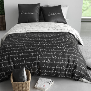 Parure housse de couette 3pcs microfibre 85gsm rita
