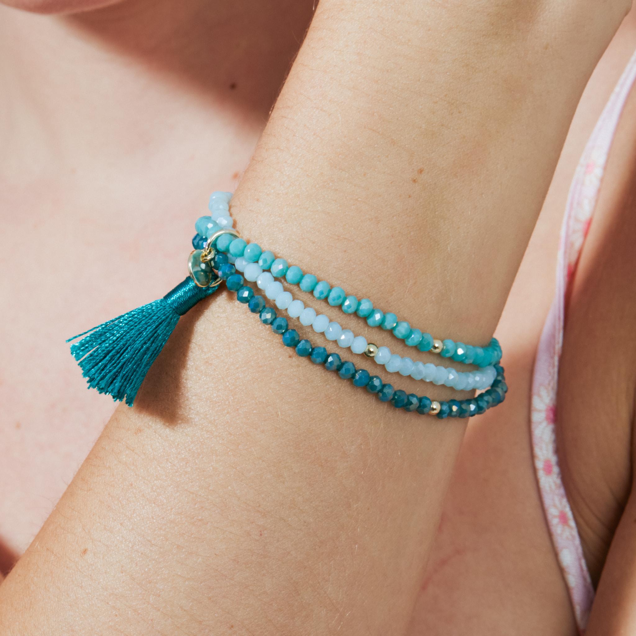 Pulsera Hamdora acabado oro amarillo 18k
