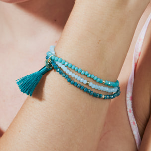 Pulsera Hamdora acabado oro amarillo 18k
