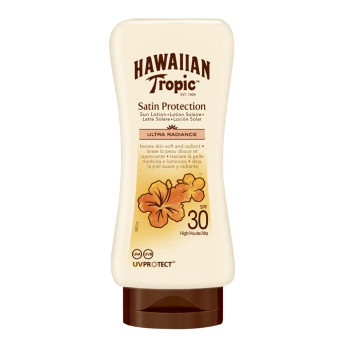 Pack de 2 - Hawaiian Tropic - LOTION PROTECTRICE SATIN SPF30 180ml