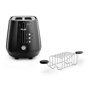 Grille-pain DELONGHI Eclettica Noire CTY2103.BK