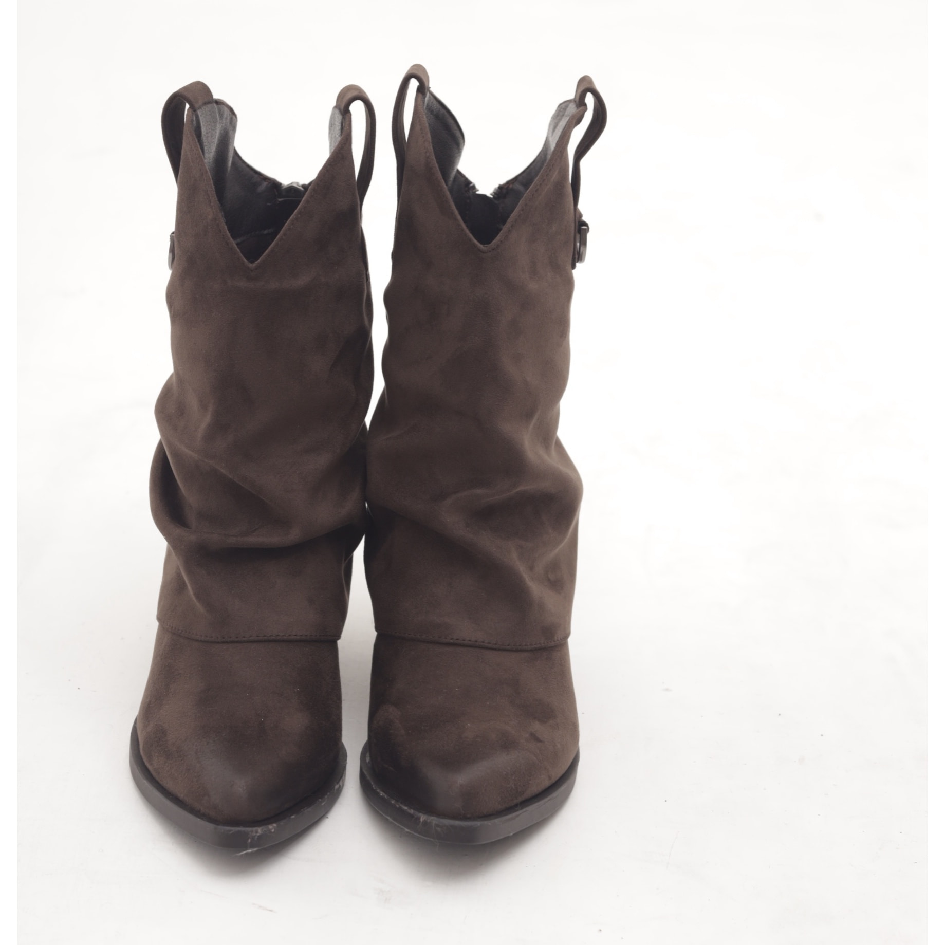 STIVALETTO TEXANO RISVOLTATO TESTA DI MORO