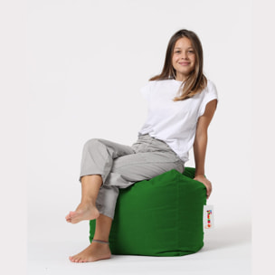 Pouf de jardín color verde