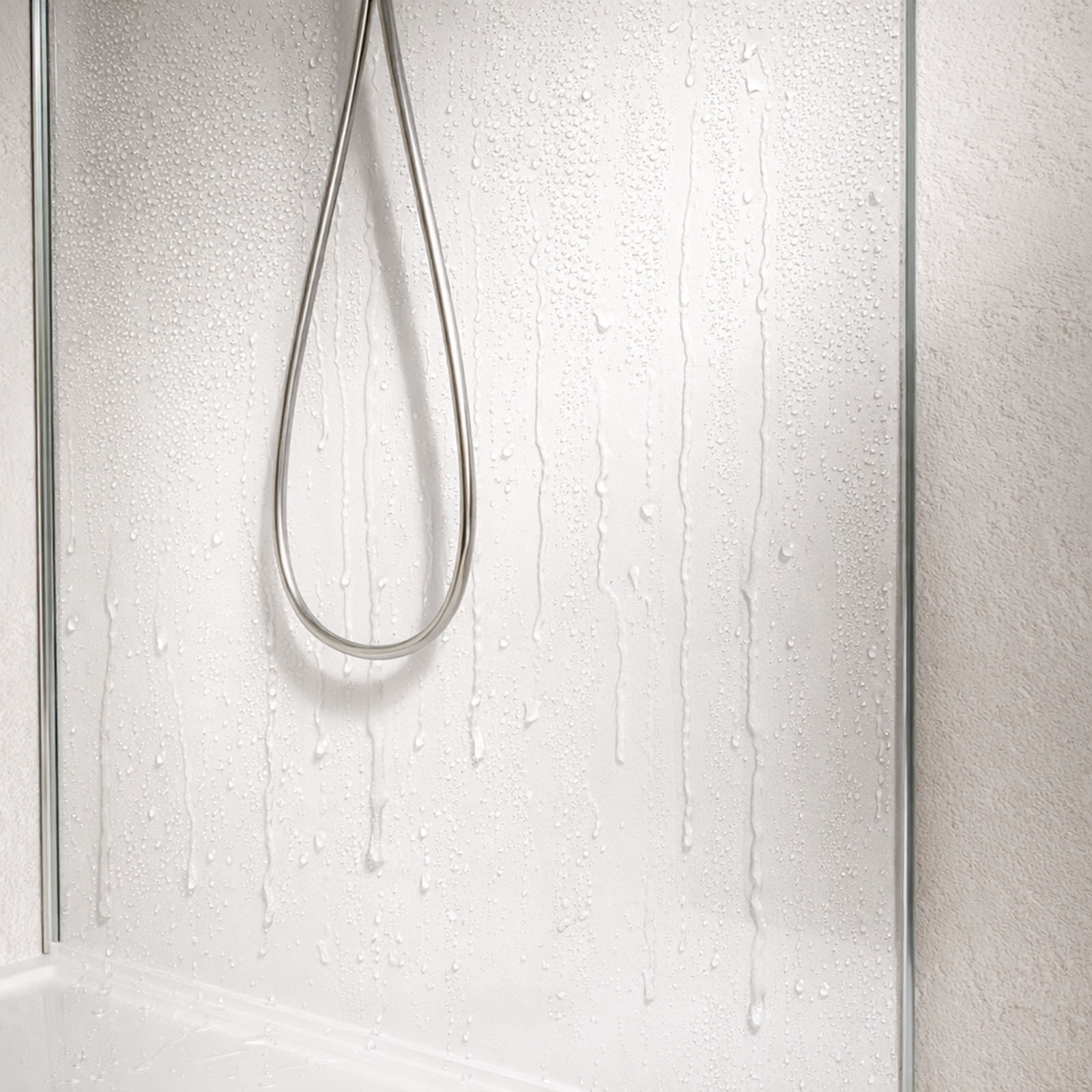 2 profilés muraux de finition en aluminium Chrome H250 cm compatible avec WALL'IT et STONE'IT
