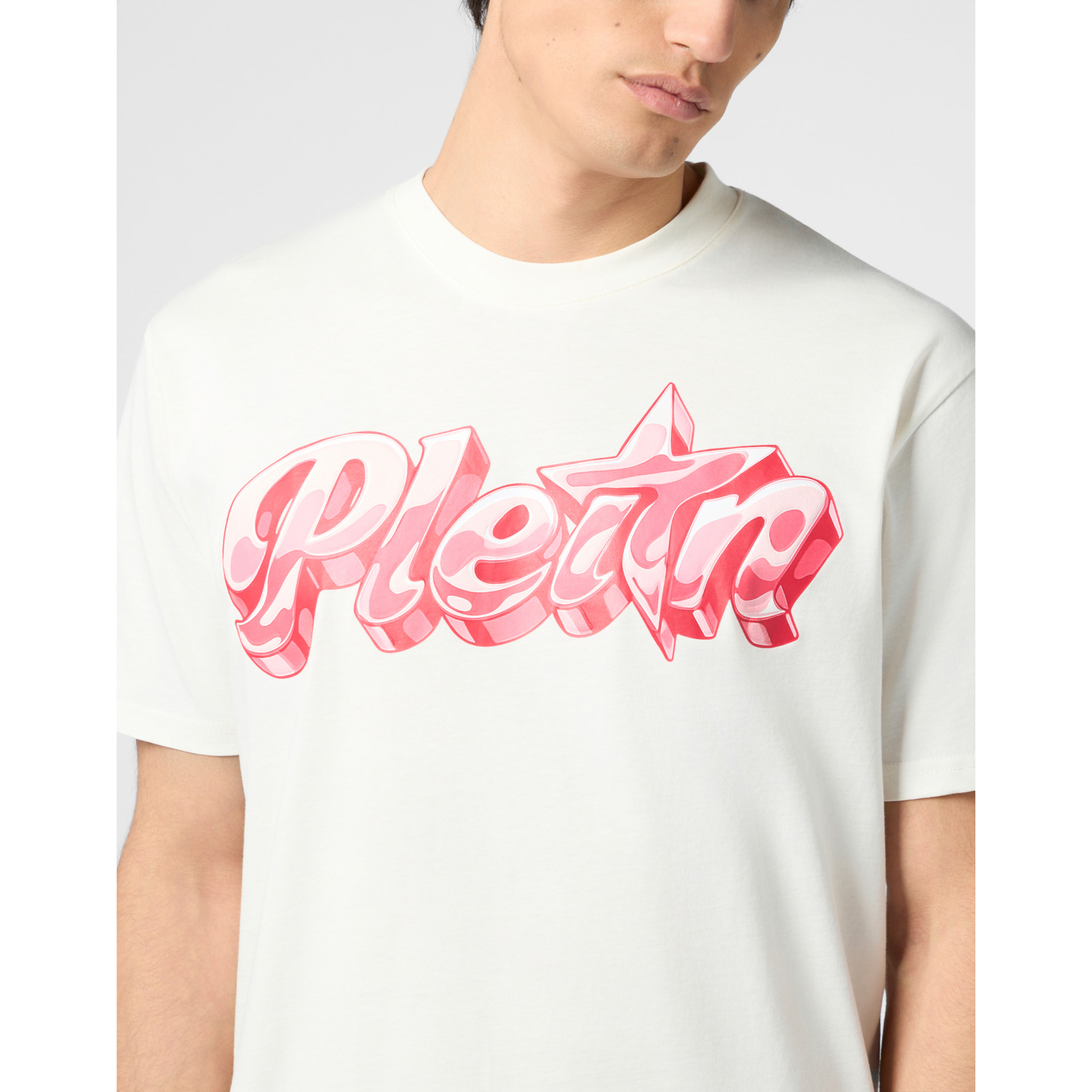 PHILIPP PLEIN Round Neck T-Shirt Puffy Gummy Plein