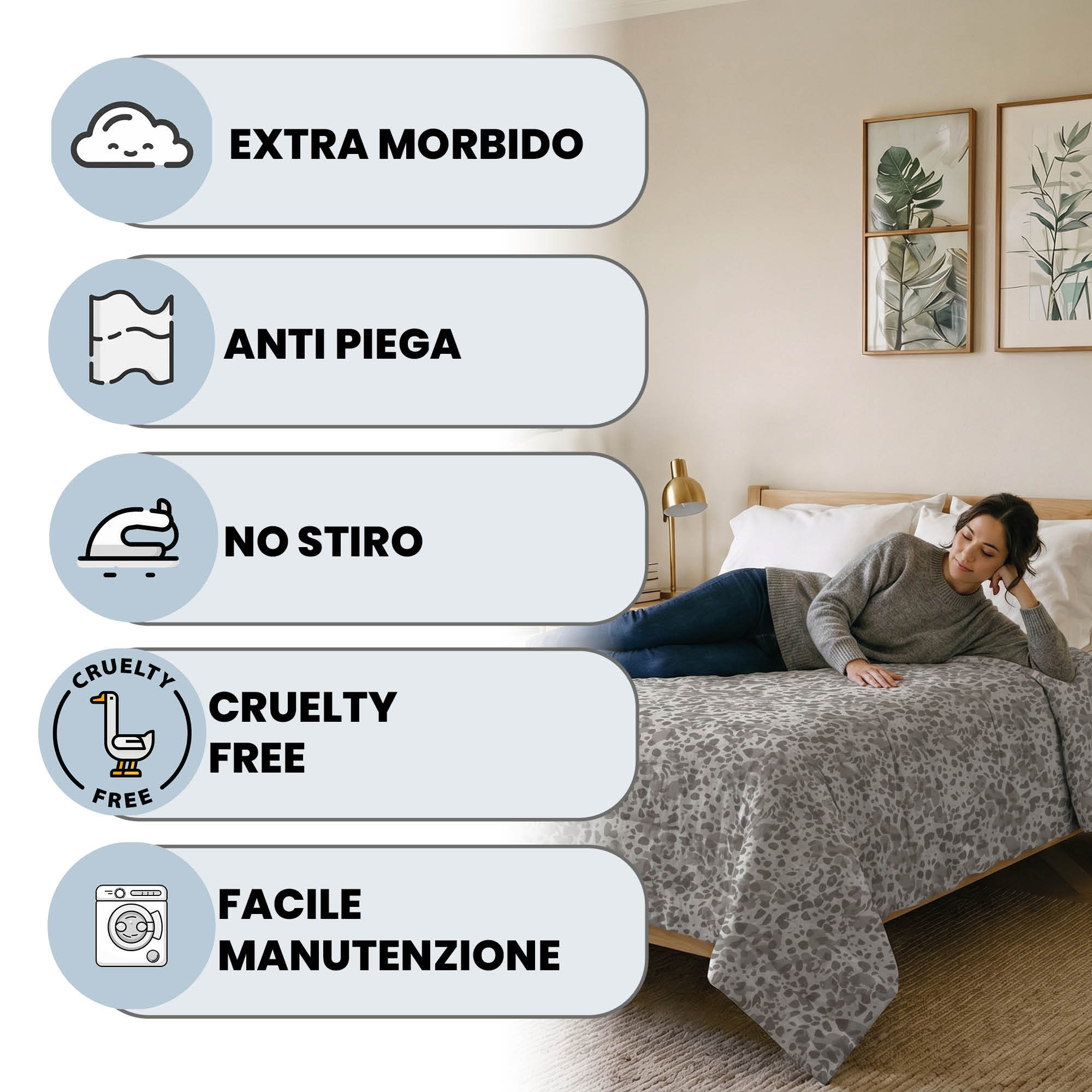 TRAPUNTINO ESTIVO SINGOLO KARMA 100gr - MADE IN ITALY