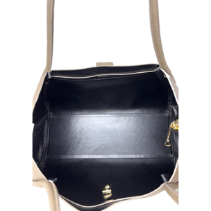Borsa a Mano Elegante da Donna in Pelle Martellata