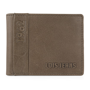 Cartera Hombre Piel Lois Elk Marron Oscuro