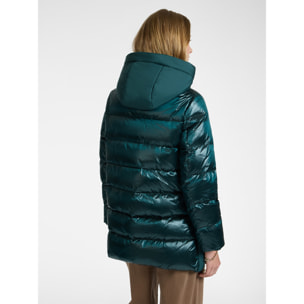 Elena Mirò - Chaqueta de plumas con capucha - Verde