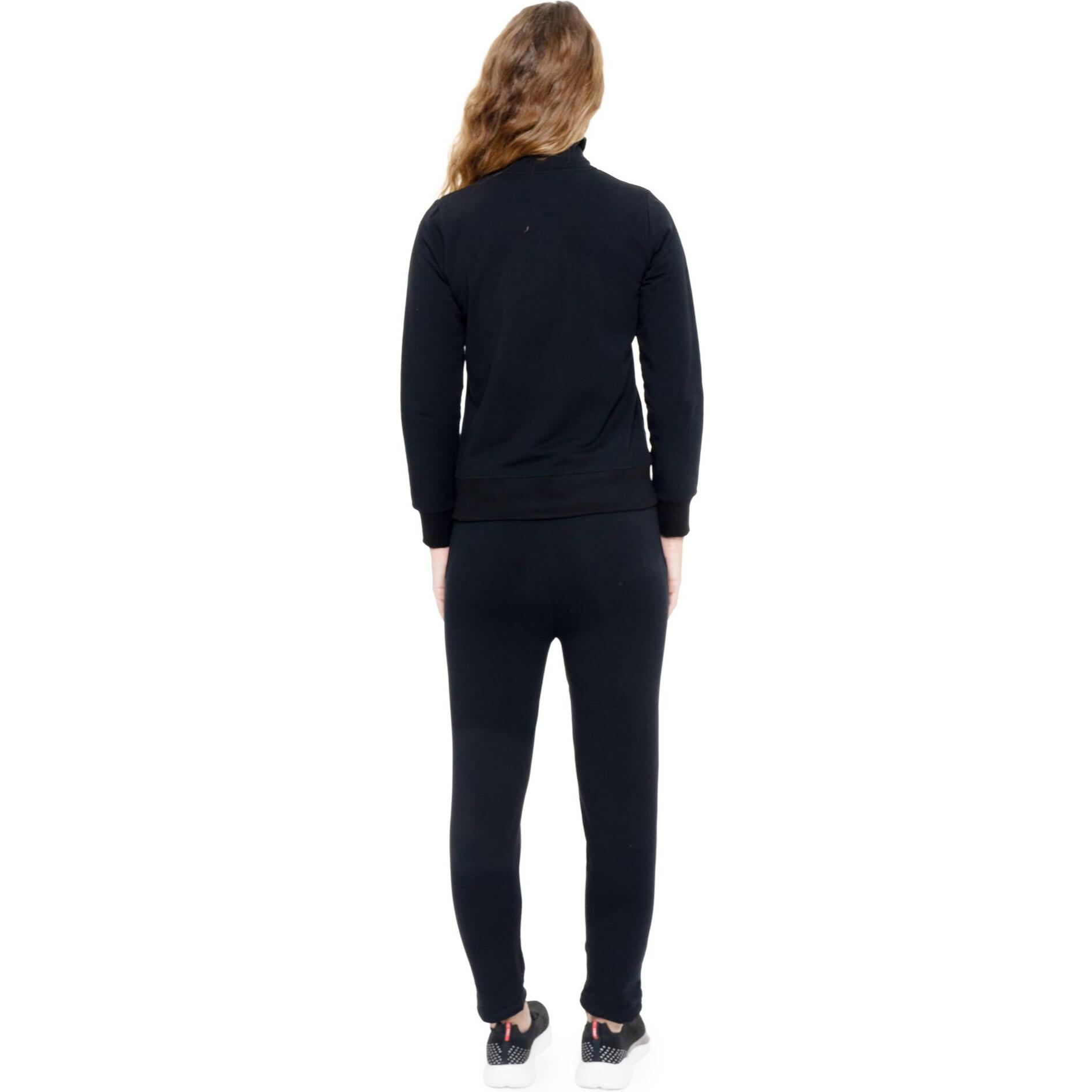 Chándal de invierno para mujer Leone 1947,cuello alto, cremallera,pantalón recto