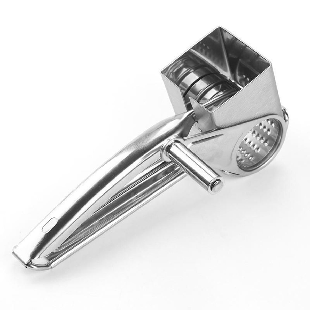 Rape à fromage Manuelle en acier inoxydable avec 4 tambours Herzberg HG04289