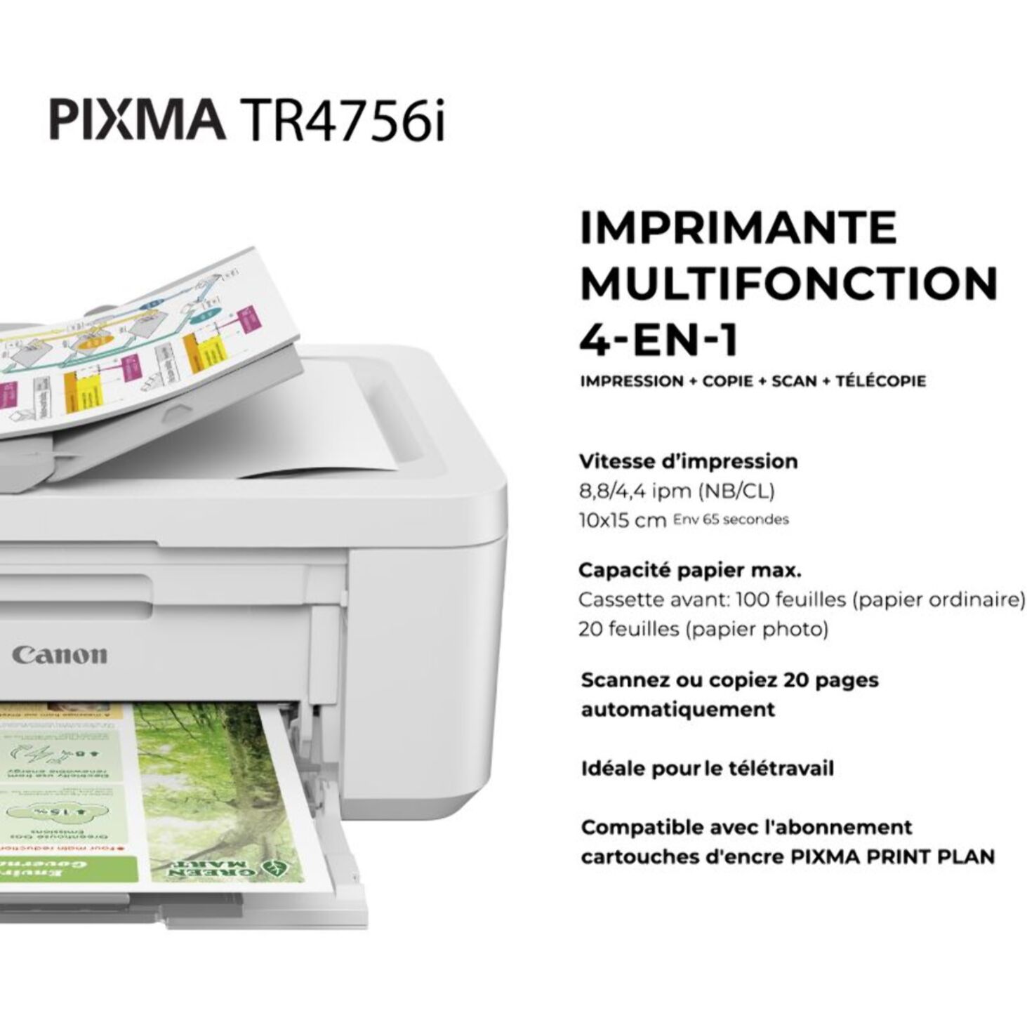 Imprimante jet d'encre CANON Pixma TR 4756i
