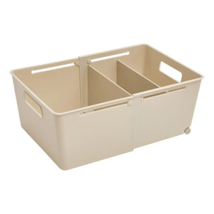 Organiseur extensible Stora grand format beige