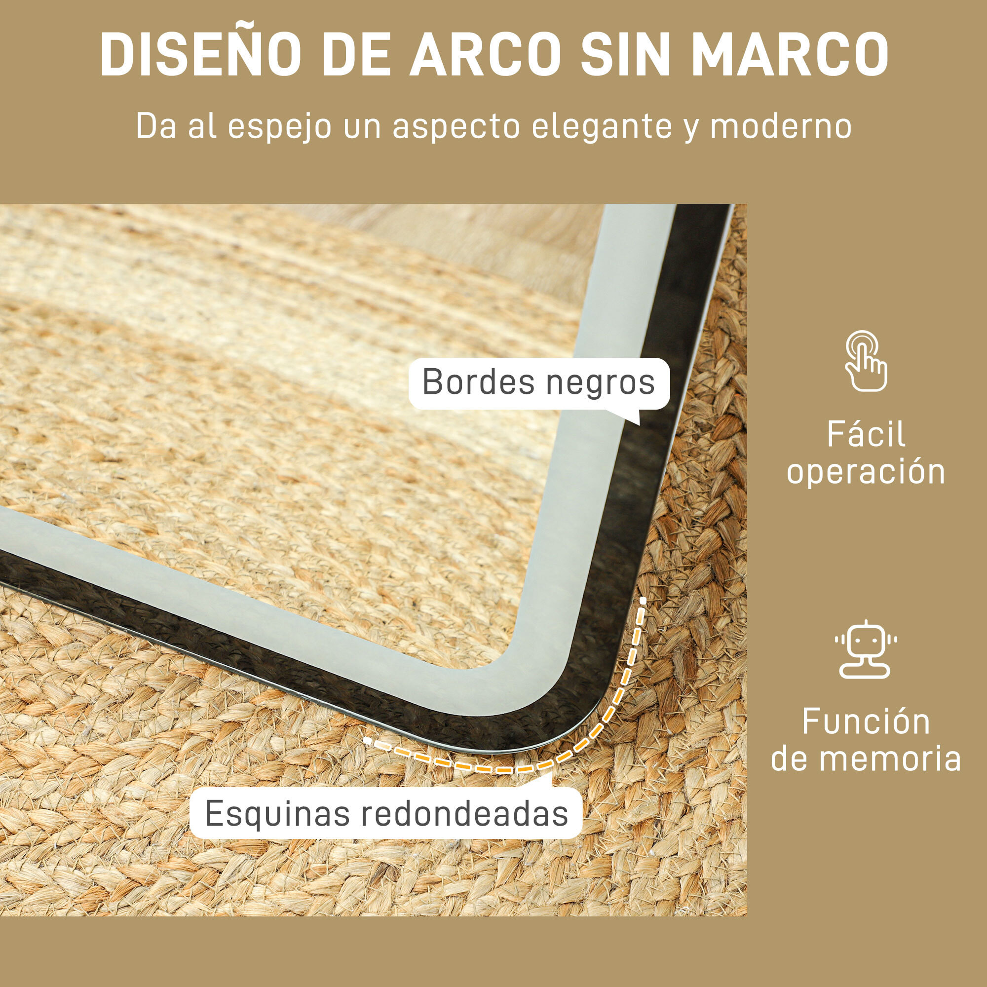 Espejo de Cuerpo Entero con Luz LED 150x40 cm Espejo de Pie o de Pared sin Marco con Iluminación de 3 Colores Función de Memoria y Táctil Inteligente para Salón Dormitorio Negro