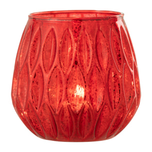 J-Line photophore Motifs - verre - rouge - large - 2 pcs