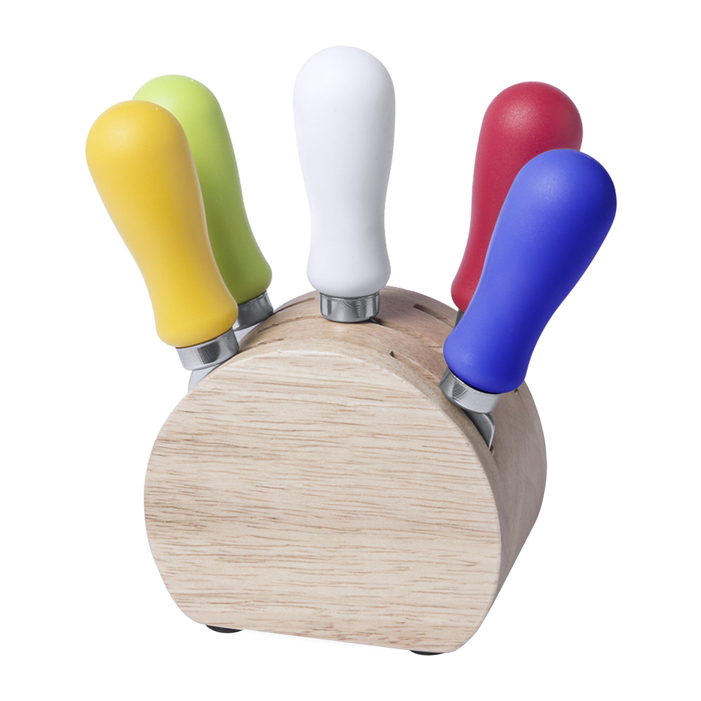 Roldic, set per formaggi di 6 pezzi. Con coltello in acciaio inossidabile e manico ergonomico.