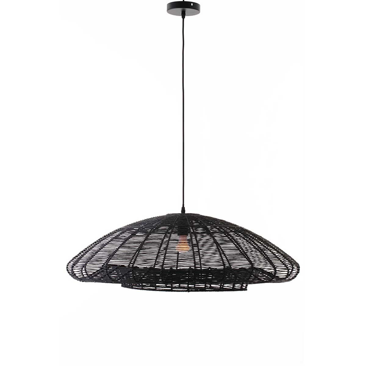 Grande Suspension intérieur ALBA BLACK D80CM