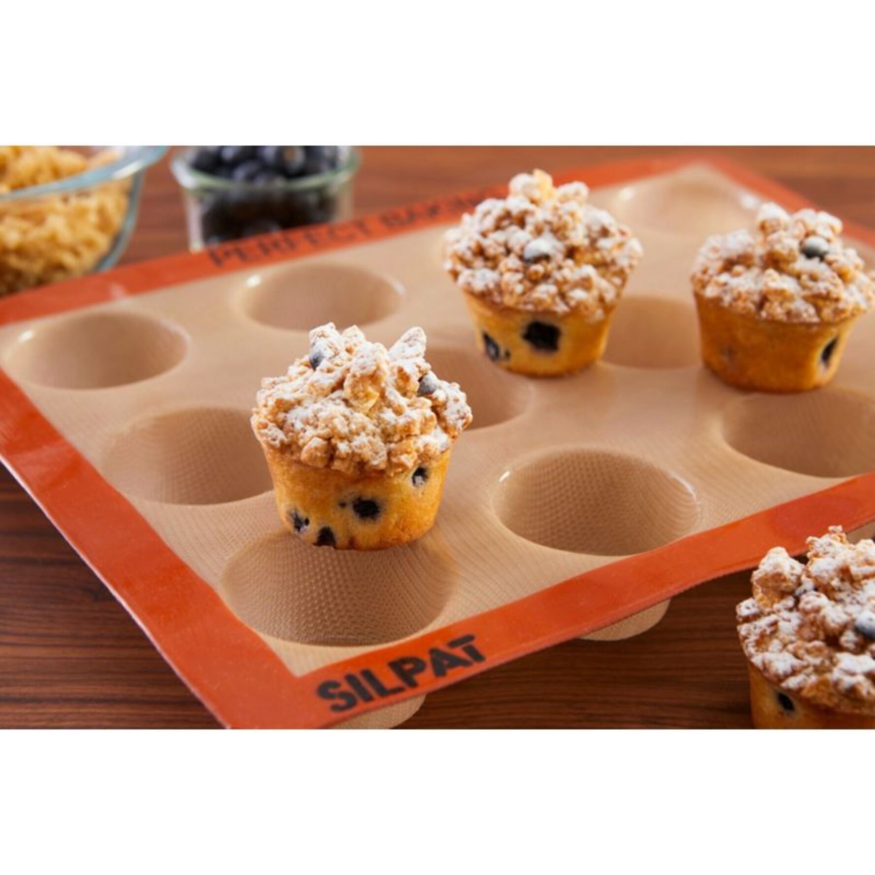 Moule à muffin SILPAT 12 muffins by Maison Demarle