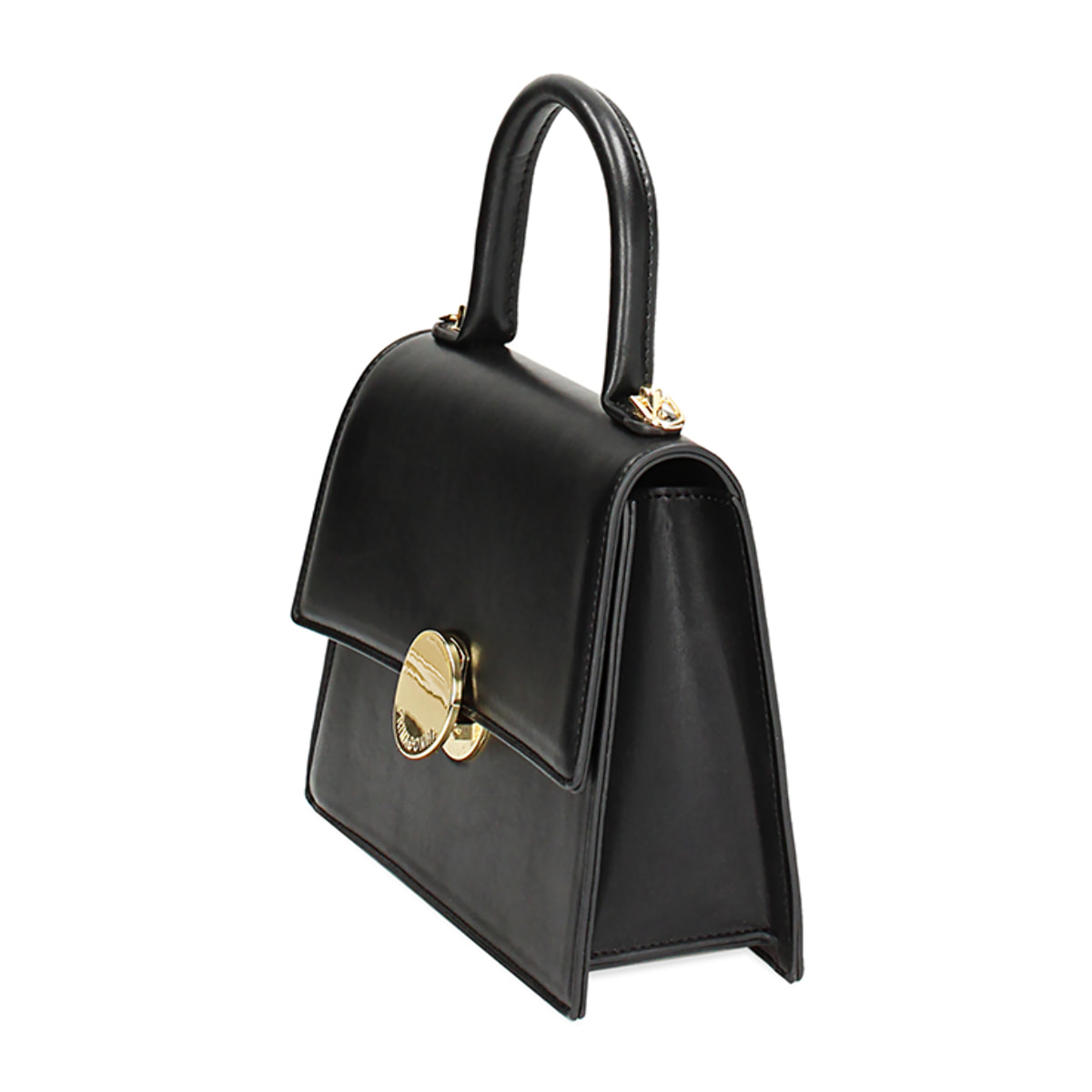 Minibolsa negra con clip