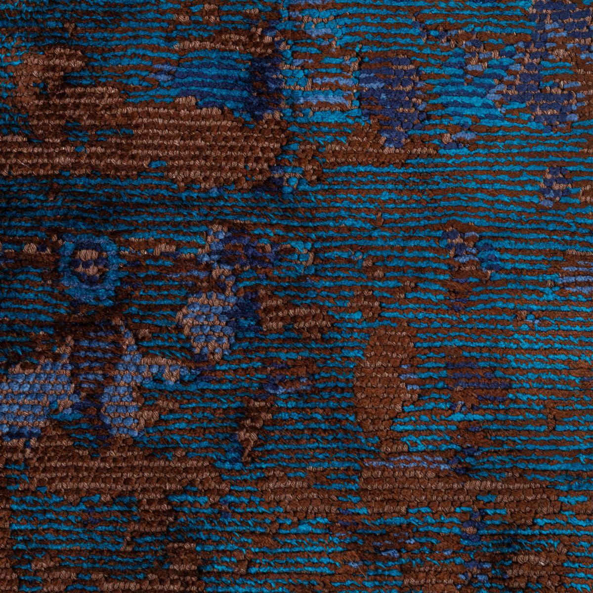 ATINOU Tapis salon kilim, Forme originale, Tissé à la main