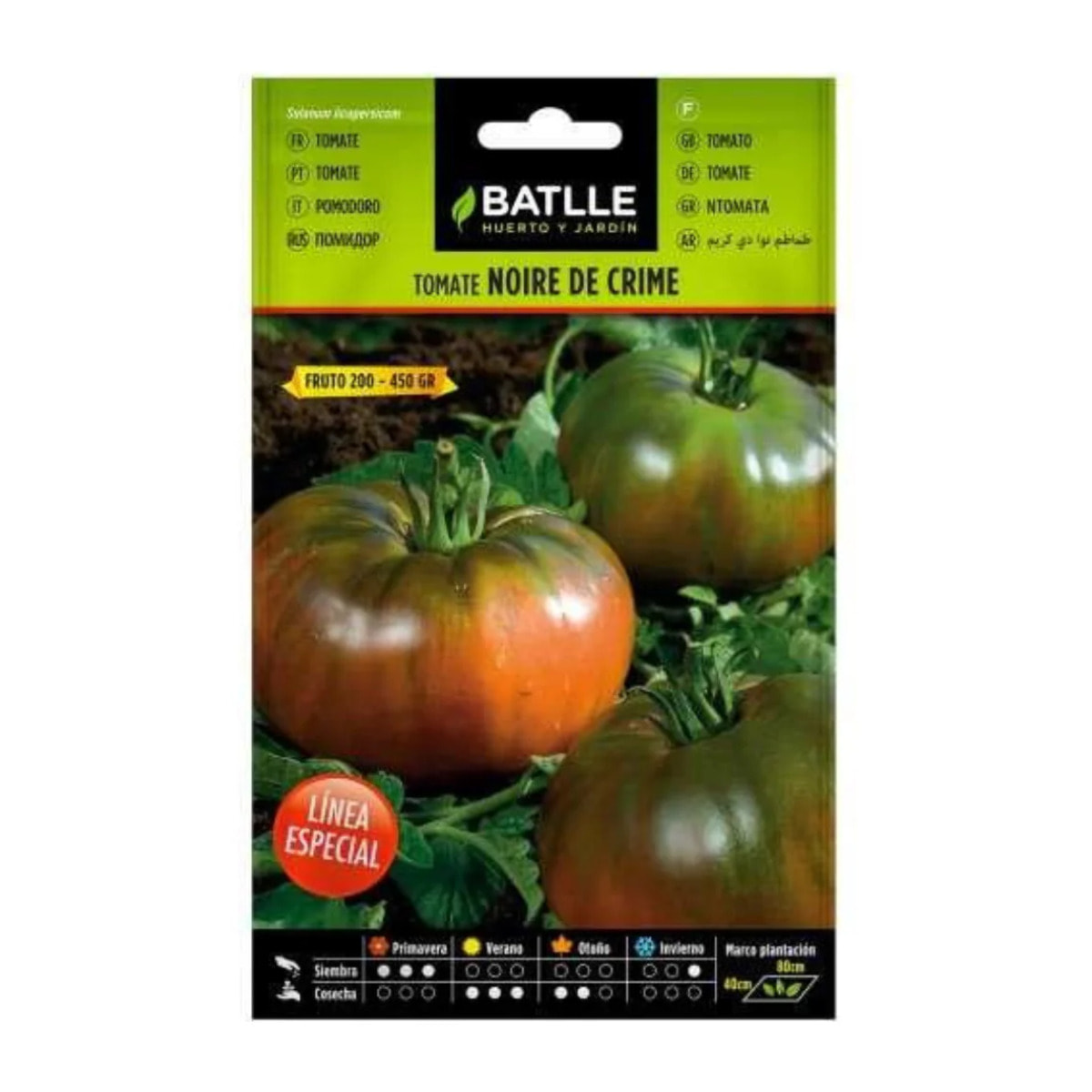 Semillas de Tomate Noire de Crime Batlle