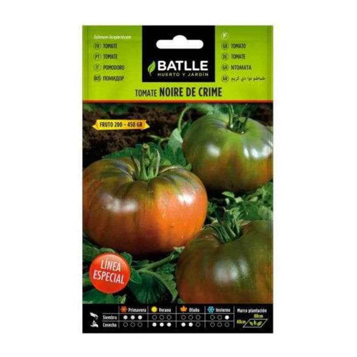 Semillas de Tomate Noire de Crime Batlle