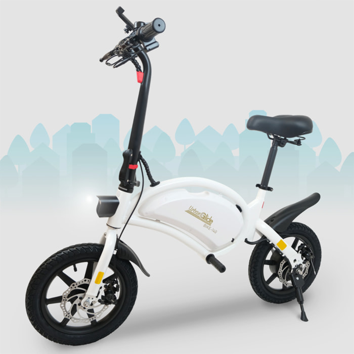 Draisienne UrbanGlide e-bike 140 WHITE - Roues 14'' - 250W - 5Ah