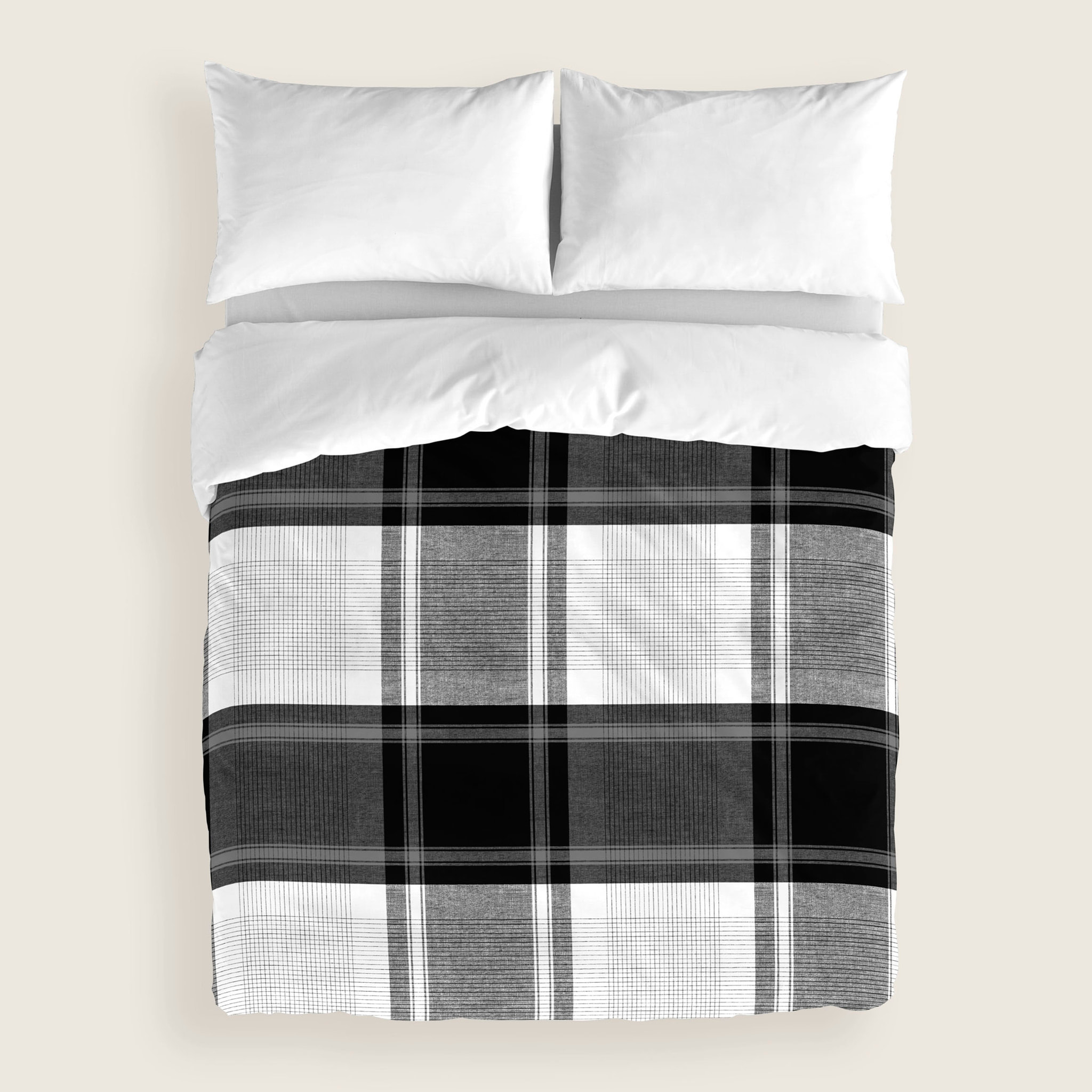 Naturals - Funda Nórdica Estampada 2/3 piezas - 100% Algodón - Check