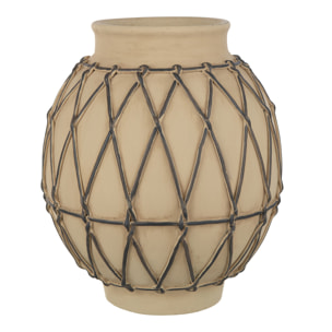 J-Line cache-pot Berbere - ciment - beige - large - Ø 31.5 cm