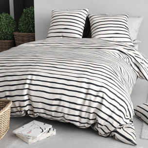 Parure housse de couette 3pcs polycoton roxanne