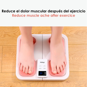 Massaggiatore per piedi per migliorare la circolazione sanguigna, con funzione di calore, pieghevole.