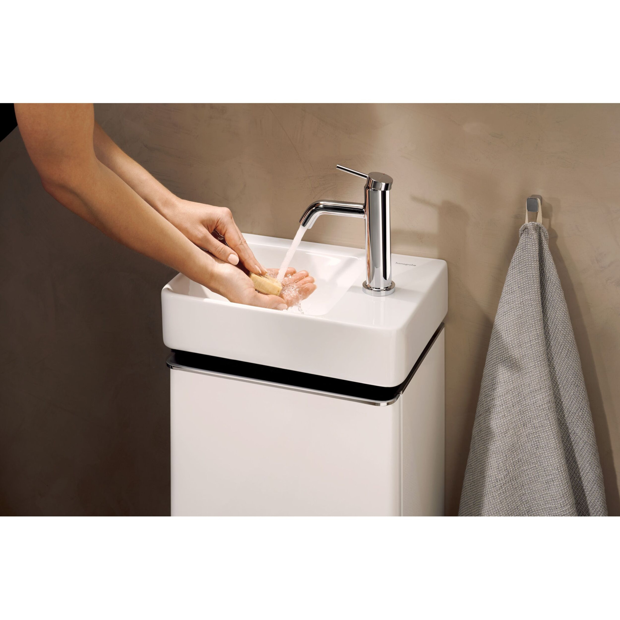 Mitigeur lavabo Tecturis S 80 Ecosmart+ Chromé
