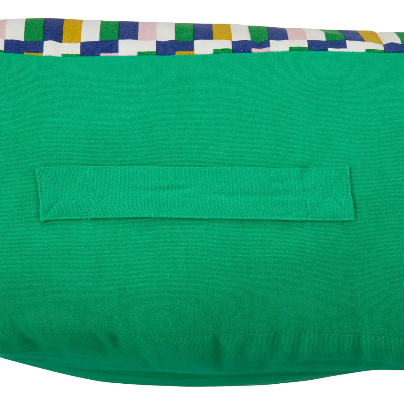 Coussin de sol "Disso" vert 48x48cm