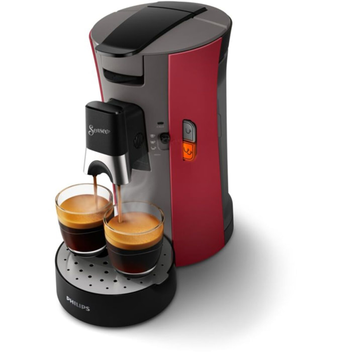 Senseo PHILIPS CSA240/91 Senseo machine à café Select Rouge