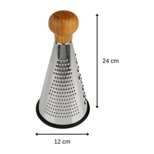 Râpe à légumes et à fromage conique 24,5 cm Fackelmann Nature