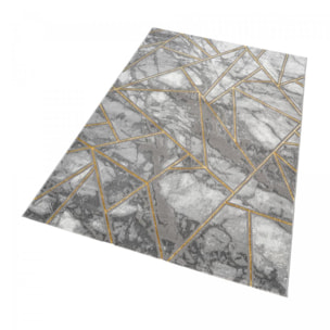 Tapis salon et chambre tissé motif géométrique CILE