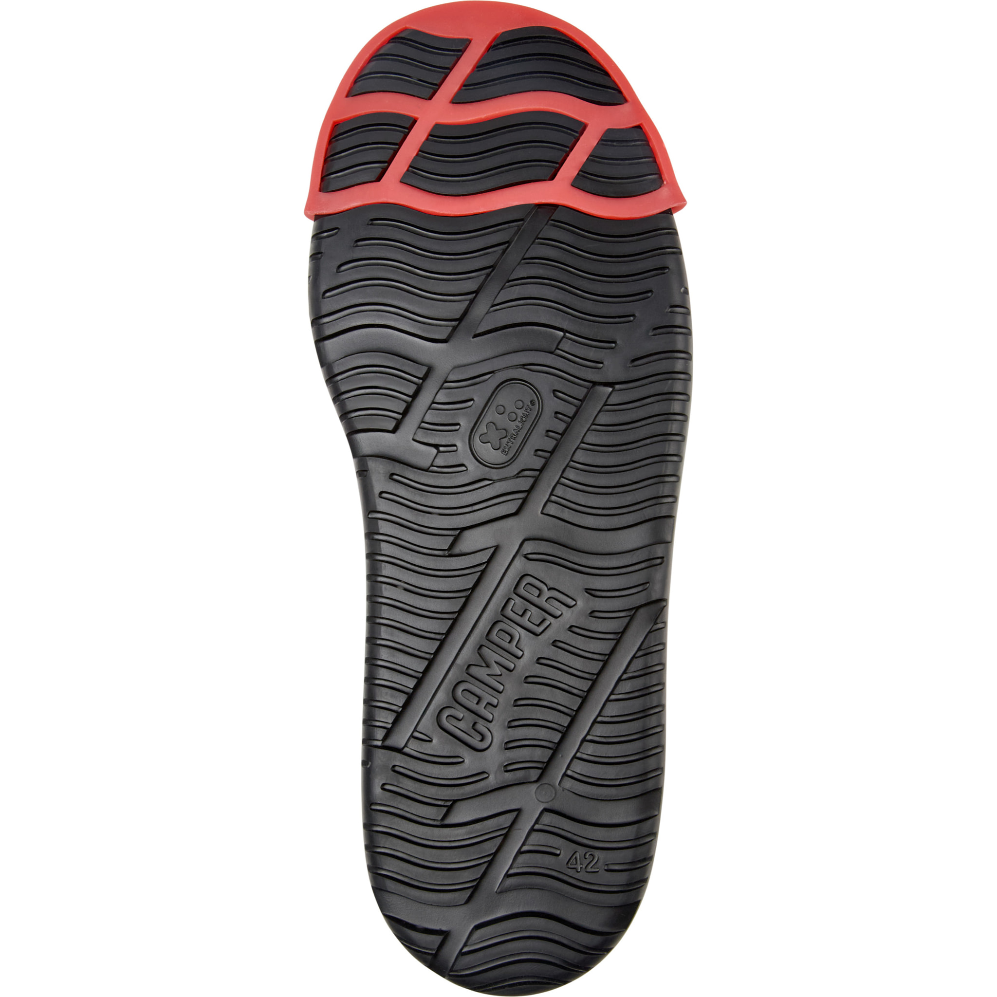 Zapatos de cordones - CAMPER Junction Runner - Negro - Cuero liso