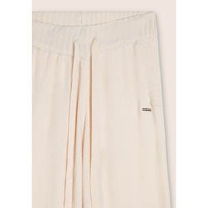 Pantalone donna wide leg in tricot