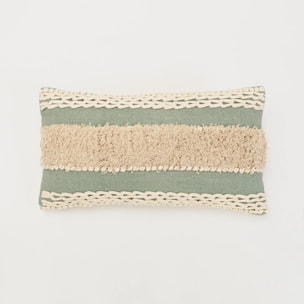 Cojín rectangular algodón 30x50 Domus - funda + relleno